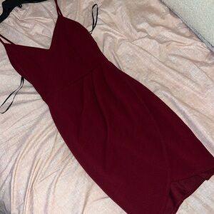LULUS red homecoming dress